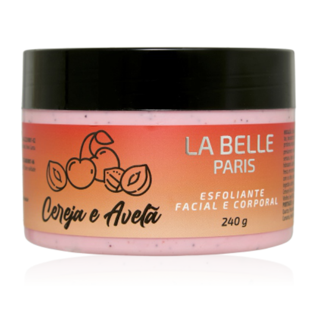 Esfoliante Facial e Corporal Cereja e Avelã La Belle Paris